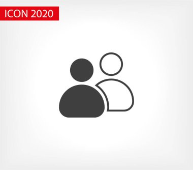 Goup insanları ikonu. Vektör web tasarımı