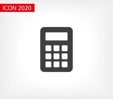 Hesap makinesi vektör simgesi. Vektör web tasarımı