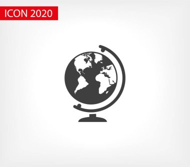 Dünya vektör simgesi. Vektör web tasarımı