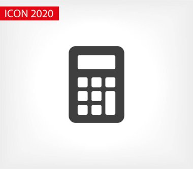 Hesap makinesi vektör simgesi. Vektör web tasarımı