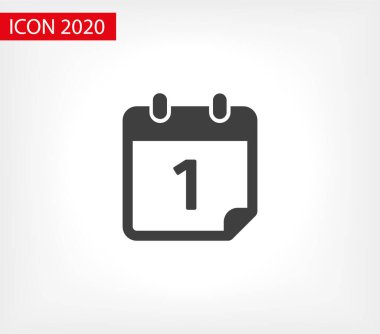 Takvim vektör simgesi. Web tasarım simgesi. Duvardaki takvim. Düz takvim simgesi. Vektör simgesi EPS 10