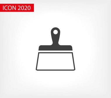 İnşaat spatula ikonu. Vektör web tasarımı