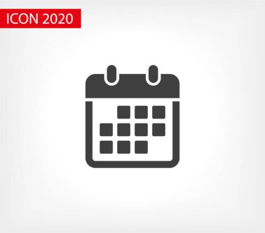 Takvim vektör simgesi. Web tasarım simgesi. Duvardaki takvim. Düz takvim simgesi. Vektör simgesi EPS 10
