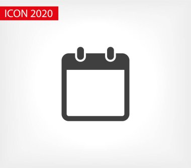 Takvim vektör simgesi. Web tasarım simgesi. Duvardaki takvim. Düz takvim simgesi. Vektör simgesi EPS 10