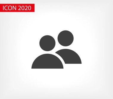 Goup insanları ikonu. Vektör web tasarımı