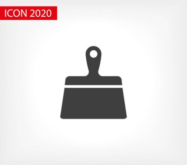 İnşaat spatula ikonu. Vektör web tasarımı