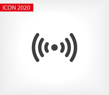 Wi Fi Simgesi, Kablosuz Simge. Wi fi sinyal işareti modern web simgesi. Wi Fi ağ simgesi.