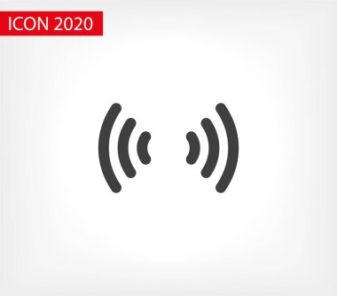 Wi Fi Simgesi, Kablosuz Simge. Wi fi sinyal işareti modern web simgesi. Wi Fi ağ simgesi.