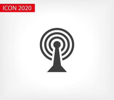 Wi Fi Simgesi, Kablosuz Simge. Wi fi sinyal işareti modern web simgesi. Wi Fi ağ simgesi.