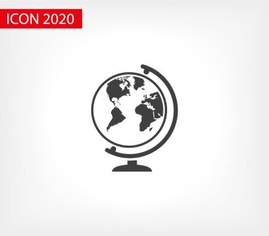 Dünya vektör simgesi. Vektör web tasarımı