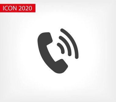 Cep telefonu vektör simgesi. Telefon arama ikonu. Telefon ikonu çalıyor. Modern ikon cep telefonu. Web tasarımı için cep telefonu simgeleri