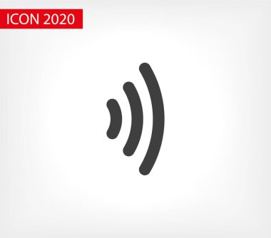 Wi Fi Simgesi, Kablosuz Simge. Wi fi sinyal işareti modern web simgesi. Wi Fi ağ simgesi.