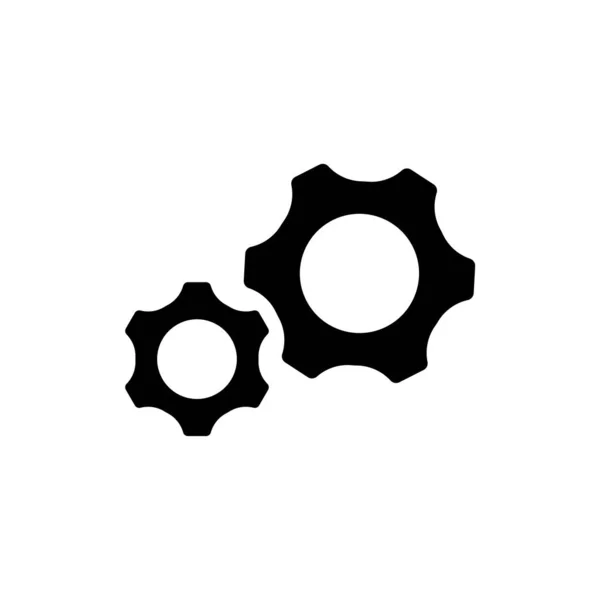 Gears icon. One of set web icons — Stock Vector