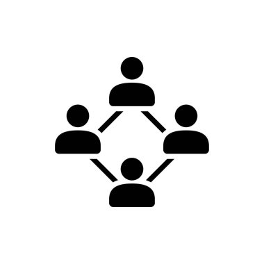 Sosyal ağ simgesi. Ağ simgelerinden biri