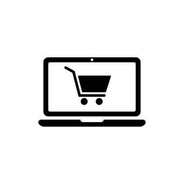 Alışveriş ikonu. Ağ simgelerinden biri