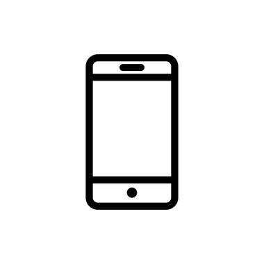 Telefon, doğrusal simge. Doğrusal ağ simgelerinden biri