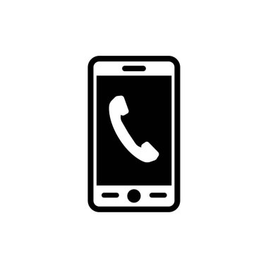Telefon ikonu. Ağ simgelerinden biri