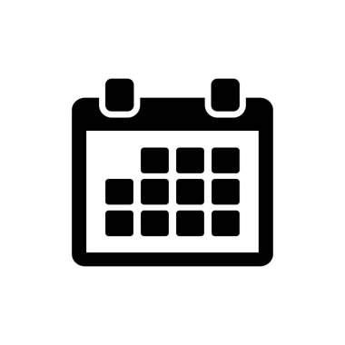 Takvim simgesi. Ağ simgelerinden biri