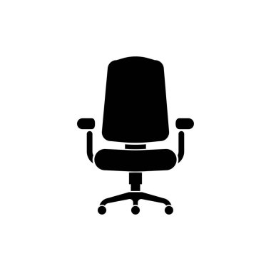Ofis koltuğu ikonu. Ağ simgelerinden biri