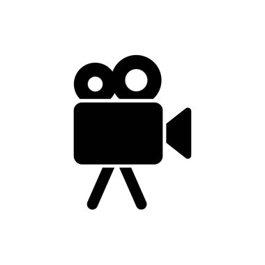 Video kamera simgesi. Ağ simgelerinden biri