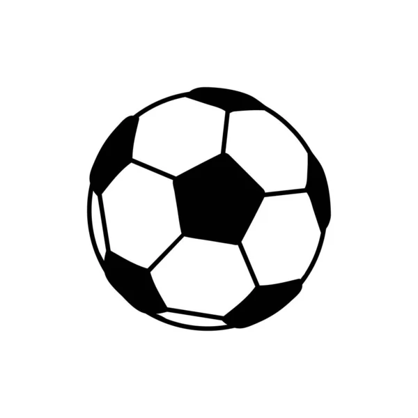 Voetbal icoon. Een van de set web iconen — Stockvector