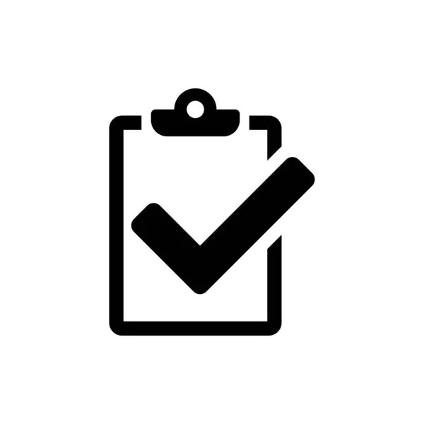 Checklist icon. One of set web icons — Stock Vector