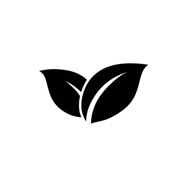 Ikona liści. Jedna z ikon sieci web — Wektor stockowy