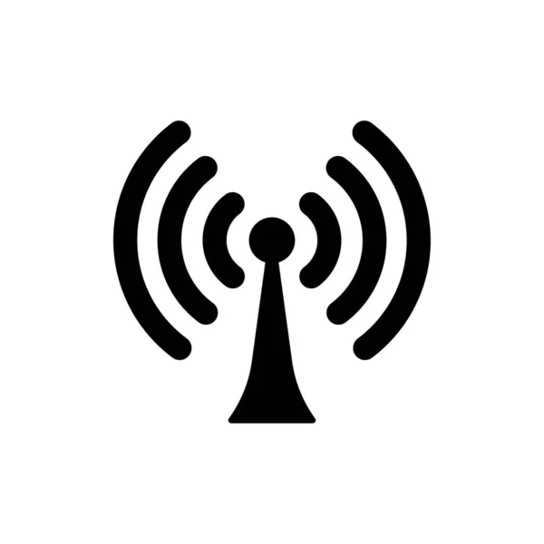 Wifi, icono wi-fi. Uno de los iconos web establecidos — Vector de stock