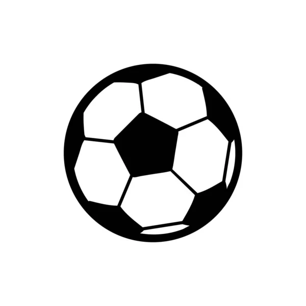 Voetbal icoon. Een van de set web iconen — Stockvector