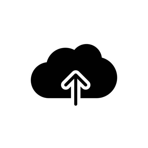 Cloud uploaden pictogram. Een van de set web iconen — Stockvector