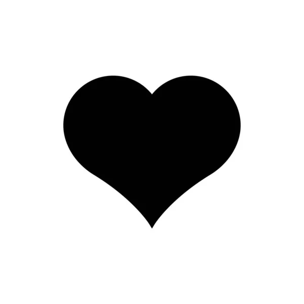 Kalp ikonu. Ağ simgelerinden biri — Stok Vektör