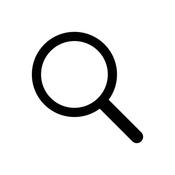 Icono de búsqueda. Uno de los iconos web establecidos — Archivo Imágenes Vectoriales