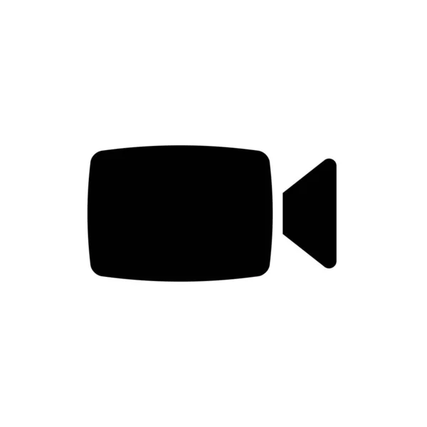 Icône de caméra vidéo. Une des icônes web ensemble — Image vectorielle