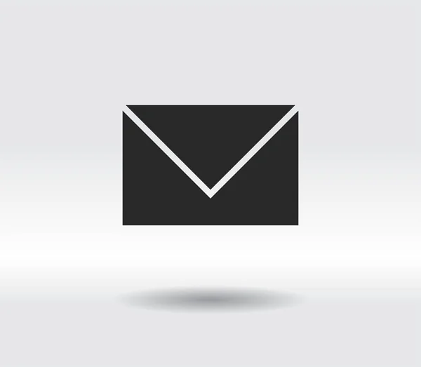 Envelope Ícone de correio, ilustração vetorial. Estilo de design plano — Vetor de Stock