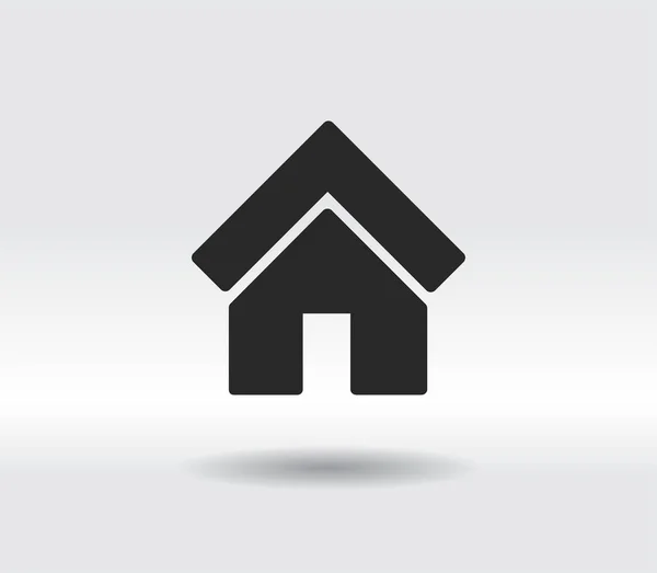 Haus-Symbol, Vektor-Illustration. flacher Designstil — Stockvektor