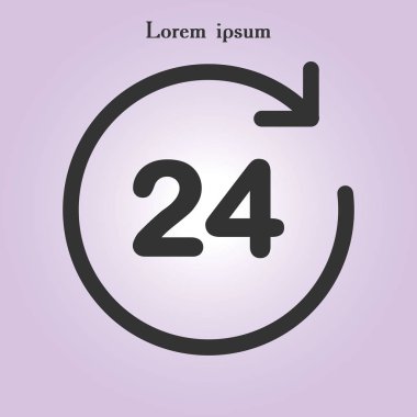 Saat saat etrafında bir gün simgesini açın..