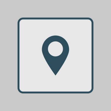 Basit gezinme simgesi, vektör illüstrasyonu