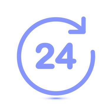 Saat saat etrafında bir gün simgesini açın..