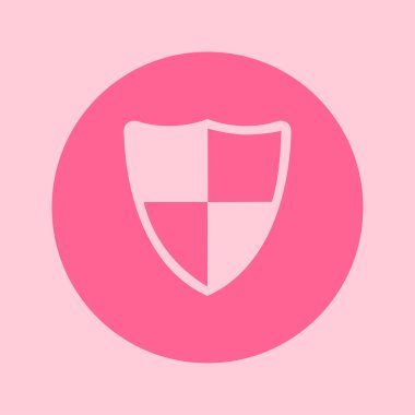 Kalkan kutsal kişilerin resmi. Koruma kavramı. Algılamak ve bilgisayar virüsleri yok etmek için tasarlanmış yazılım.