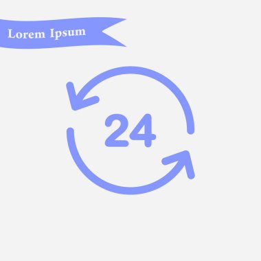 Saat saat etrafında bir gün simgesini açın. Rozet-saat çalışma süresi.