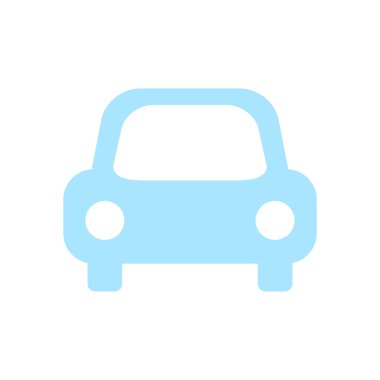 Taşıma simgesi. Araba işareti. Teslimat taşıma sembolü.