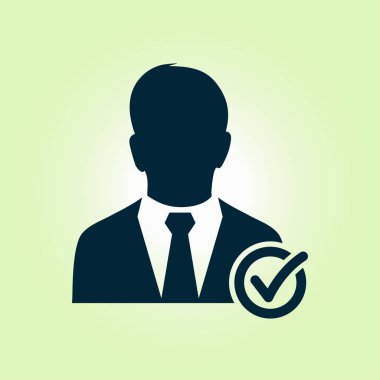 Kullanıcı işareti simgesi ekleyin. Arkadaş simgesi eklemek. Düz tasarım stili.