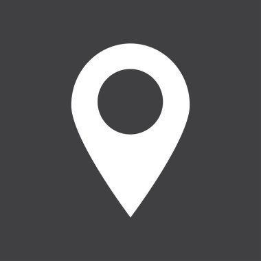 Basit gezinme simgesi, vektör illüstrasyonu