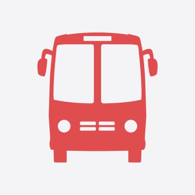 Otobüs simgesi. Lokomotif sembolü. Uluslararası Turizm trafik. Rahat Araçlar.