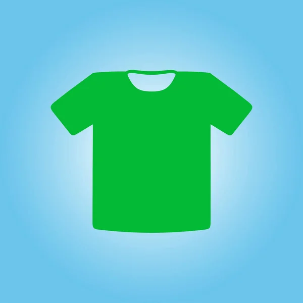 Shirt Tecken Ikonen Kläder Symbol Platt Designstil — Stock vektor