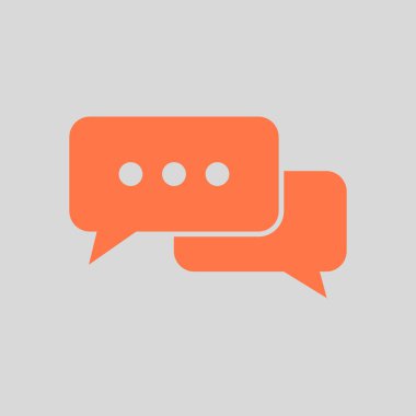 İletişim vektör çizim simgesi. Düz tasarım stili.