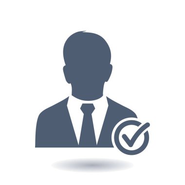 Kullanıcı işareti simgesi ekleyin. Arkadaş simgesi eklemek. Düz tasarım stili.