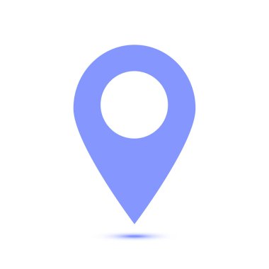 Basit gezinme simgesi, vektör illüstrasyonu