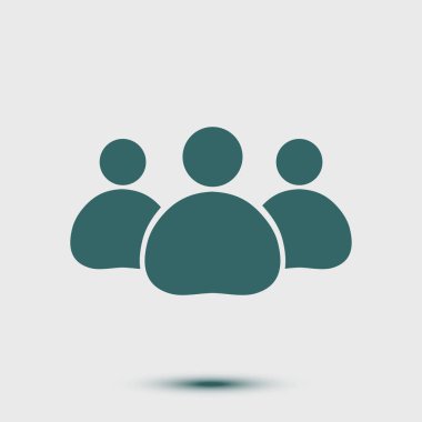 Takım iş simgesi. Ofis çalışanları ve iş takım.