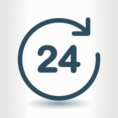 Saat saat etrafında bir gün simgesini açın..